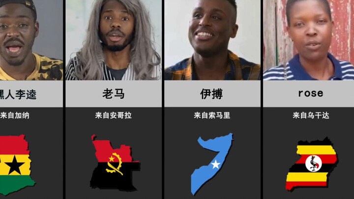 在中国的黑人网红排行