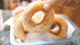 โดนัทยีสต์ นวดมือ ไม่ต้องมีเครื่องนวด เตาอบก็ทำได้ (SUBENG)(RECIPE)yeast doughnut  kneaded by hand