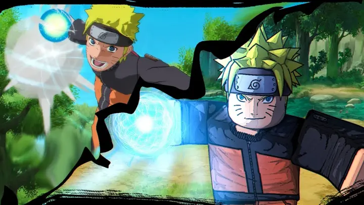 ROBLOX Naruto vs REAL ANIME Naruto (Anime Battle Arena and Ninja Storm 4)