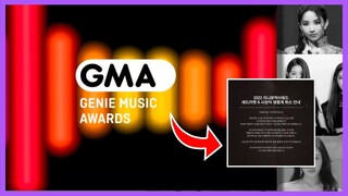 Genie Music Awards 2022 Cancelled Red Carpet and Live Broadcast