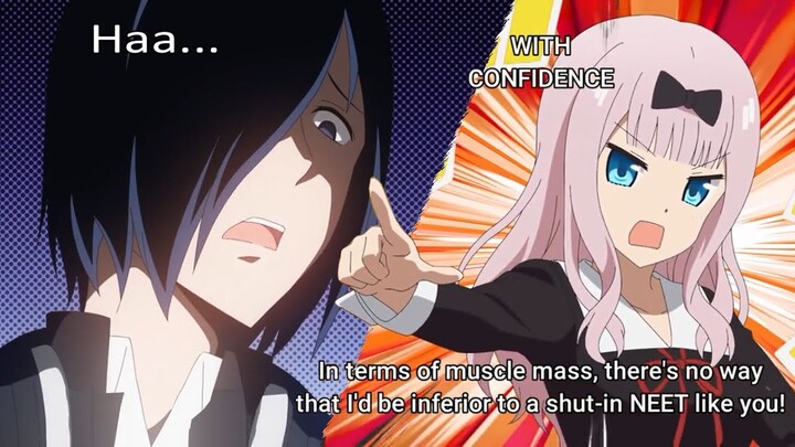 Ishigami vs Chika in arm wrestling | Kaguya-sama love is war | Kaguya-sama wo kokurasetai S3 eps 1