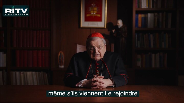 Cardinal Burke, exclusif RiTV (Français voix et sous-titre)