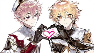 【空】男角色比心大收集之蒙德篇