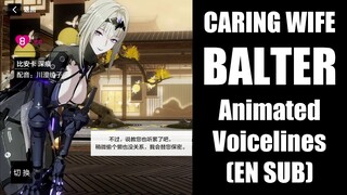 【战双帕弥什 Punishing: Gray Raven】(EN SUBS) BALTER THE GOOD WIFE ANIMATED VOICELINES