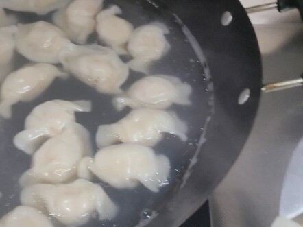 The seller didn’t lie to me—there really are two shrimp in each dumpling!
