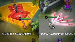 NEW LOLITA AND GUSION SKIN - lion dance, dangerous laison