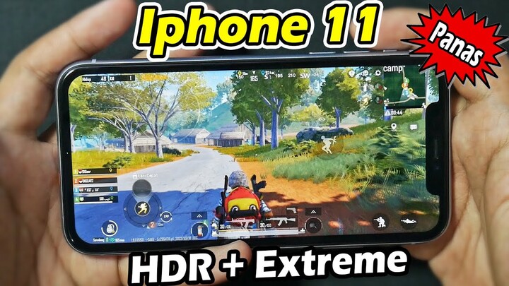 PUBG Mobile IPHONE  11 IOS 15.3.1 Panas Touch Delay Bug Ngaco dan Panas ?