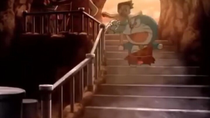 Doraemon dan Nobita bangga tinggal di gua
