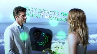 AE inspired text effects on Alight Motion | & presets