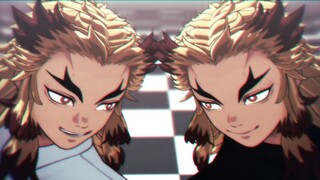 Anime|"Demon Slayer"|Kyoujurou Wearing a Suit and Dance