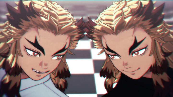 Anime|"Demon Slayer"|Kyoujurou Wearing a Suit and Dance