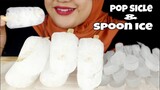ASMR ICE EATING || MAKAN ES BATU || POP SICLE AND SPOON ICE || SEGAR || ASMR INDONESIA