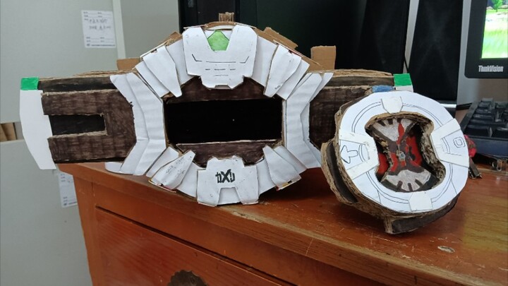 Cardboard Homemade Time King Belt (Time Drive)