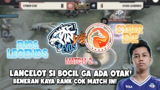 EVOS VS CEXE MATCH 2!! LANCELOT FERXIC GA ADA OBAT!! LICIN PARAH! EVOS FIX MASUK PLAYOFF!!