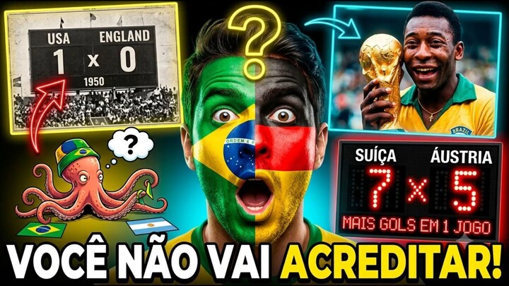 5 CURIOSIDADES DA COPA QUE VÃO BUGAR SUA MENTE! ⚽