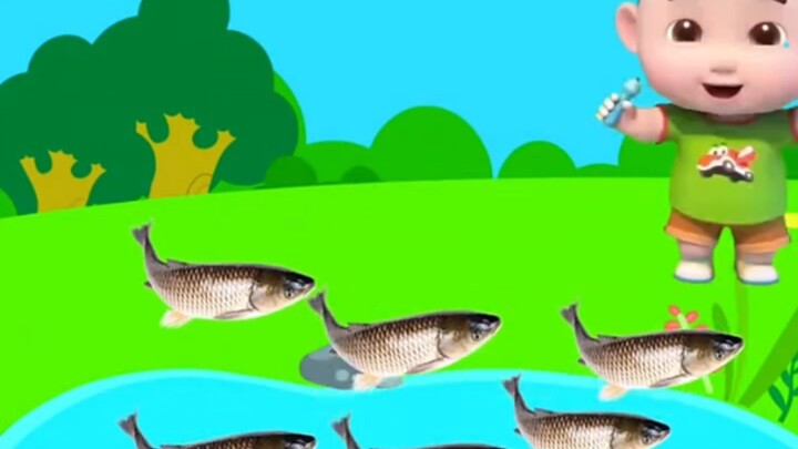 Dudu can catch fish!