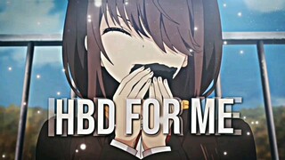 AMV Typography - Lebih Indah Special HBD For Me