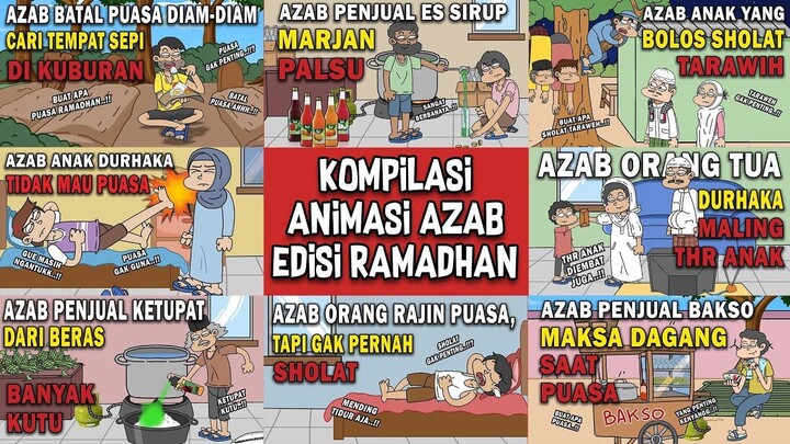 AZAB ORANG DZALIM DI BULAN PUASA  KOMPILASI ANIMASI AZAB EDISI RAMADHAN
