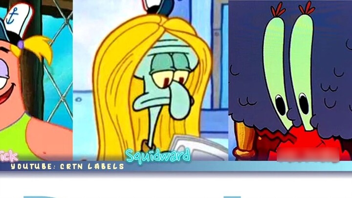 [AI Bikini Bottom Boys] Versi baru si Jenggot Biru? ? "Mrs. Jenggot Biru feat. Tuan Krabs" (aslinya 