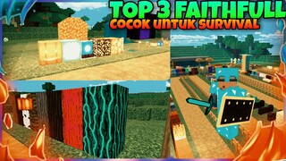 Top 3 Texture Faithfull Nether update! Cocok untuk survival! Mcpe 1.16