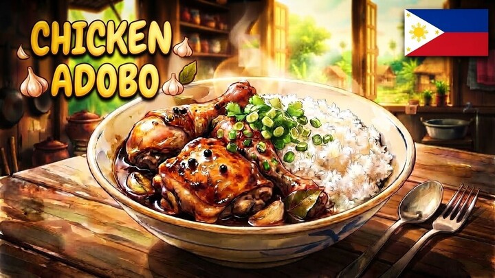 Ghibli Cooking Chicken Adobo