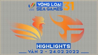 Highlights TF vs SE [Ván 2][Vòng Loại Seagame31 - Vòng 2][24.02.2022]