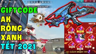 GiftCode AK Rồng Xanh LV7 - Garena Chơi Lớn Tặng Free Skin AK Rồng Cho Game Thủ Tết 2021 | THI BLUE