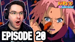 SAKURA & CHIYO VS SASORI! | Naruto Shippuden Episode 20 REACTION | Anime Reaction