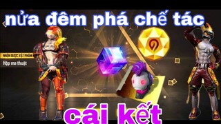 Free Fire| #237 nửa đêm quay chế tác phi đội nổi loạn test tỉ lệ và cái kết
