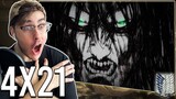 Attack on Titan: 4x21 Reaction "From You, 2000 Years Ago" (JP/SUB)