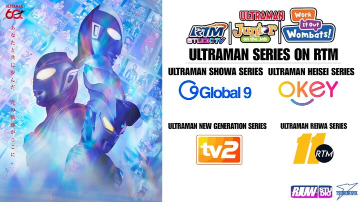 ULTRAMAN AKAN TAYANG DI GLOBAL 9 TV OKEY TV2 RTM 11 LEWAT BSTATION