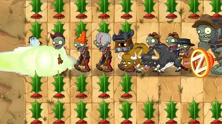 PvZ 2 Challenge - 1,000 Level-100 Plants vs. 8 Level-100 Wild West Zombies