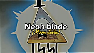 Neon Blade - moon deity  edit Bill cipher