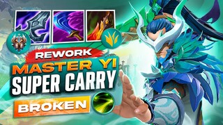 WILD RIFT MASTER YI SUPER CARRY | Mini Rework | Full Gameplay