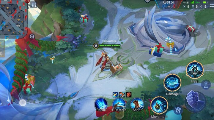 AOV rata kanan device Realme 3