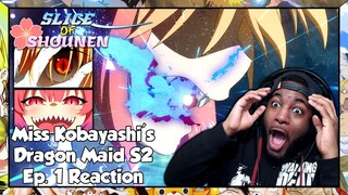 Miss Kobayashi's Dragon Maid Season 2 Episode 1 Reaction | ILULU IS HERE AND SHE WANTS ALL THE SMOKE