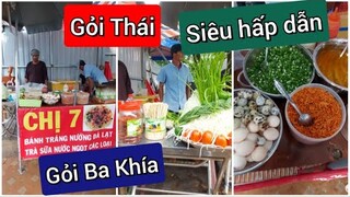 Xuất hiện quầy ẩm thực Thái Lan siêu bắt mắt tại điểm bán bánh tráng trộn Diva Cát Thy