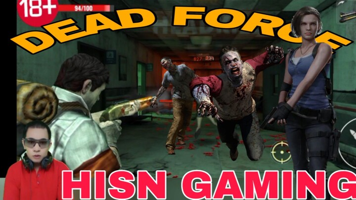 game zombie dead force, terkejut tiba tiba zombie nya sudah di depan