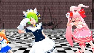 【di gi charat mmd】でじこ・ぷちこ・うさだでgo my way