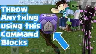How to Throw Anything using Command Block in Minecraft