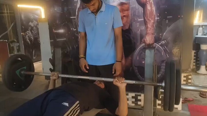 80KG Bench Press Attempt – Watch Till The End! 😱