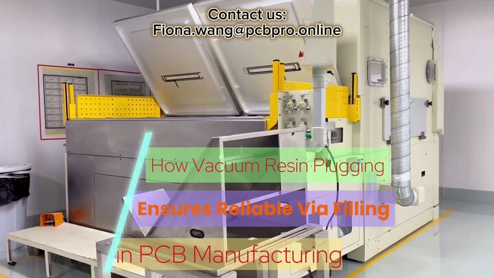 How Vacuum Resin Plugging Ensures Reliable Via Filling in PCB Manufacturing
