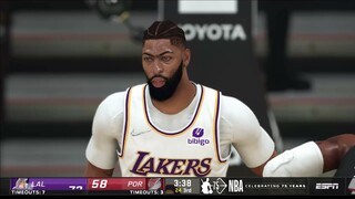 NBA2K22 FULL GAME HIGHLIGHTS LAKERS VS BLAZERS I NBA Regular Season I December 31, 2021 I NBA2k22