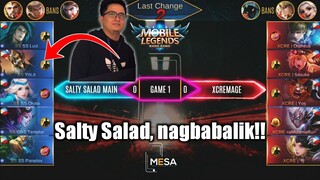 Salty Salad Main VS Xcremage | matalo laglag agad! MESA Tournament S3