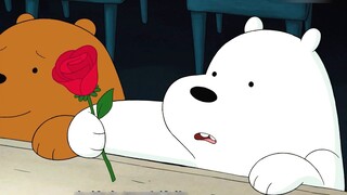 Some people are sitting upright on the surface, but secretly they have heard White Bear say "White B