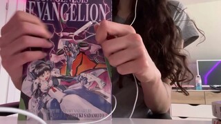 ASMR MANGA TAPPING AND STICKY NOISES