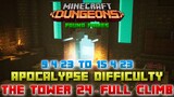 The Tower 24 [Apocalypse] Full Climb, Guide & Strategy, Minecraft Dungeons Fauna Faire