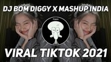 Dj bom diggy x mashup india || dj tiktok terbaru 2021 bom diggy x mashup india