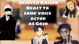 JJK (jujutsu kaisen) react to same voice actor as Gojo (Nakamura Yuichi) «Gacha»