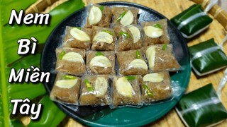 ✅Cách Làm Nem Bì Gói Tại Nhà,Món Ăn Dân Dã,An Toàn,Vừa Ngon |Lê Phúc